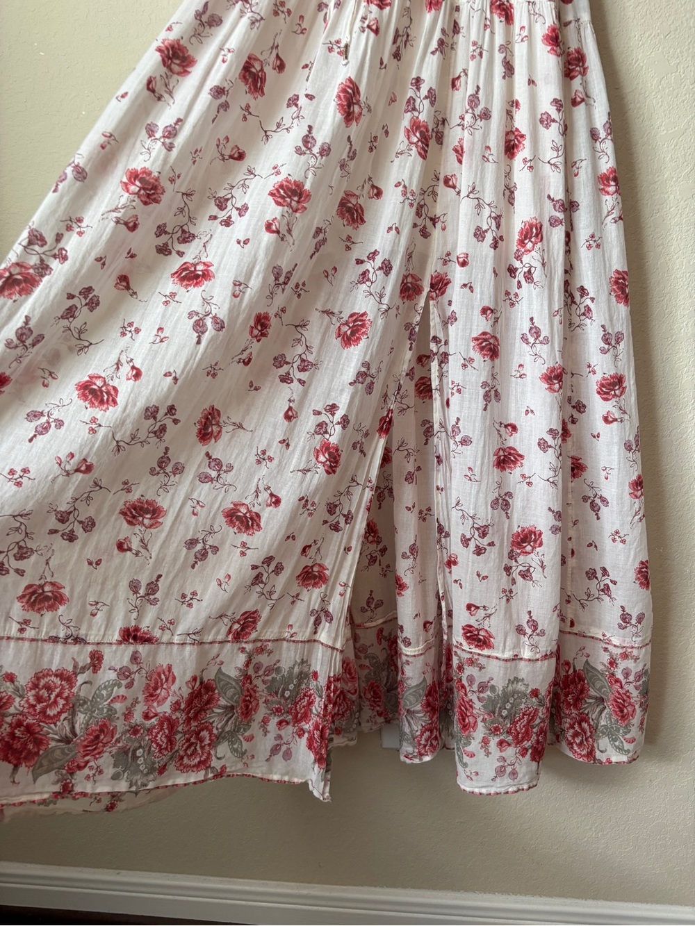 Free People Boho Cottagecore Prairie Floral Lysette Maxi Dress - Picture 8 of 15